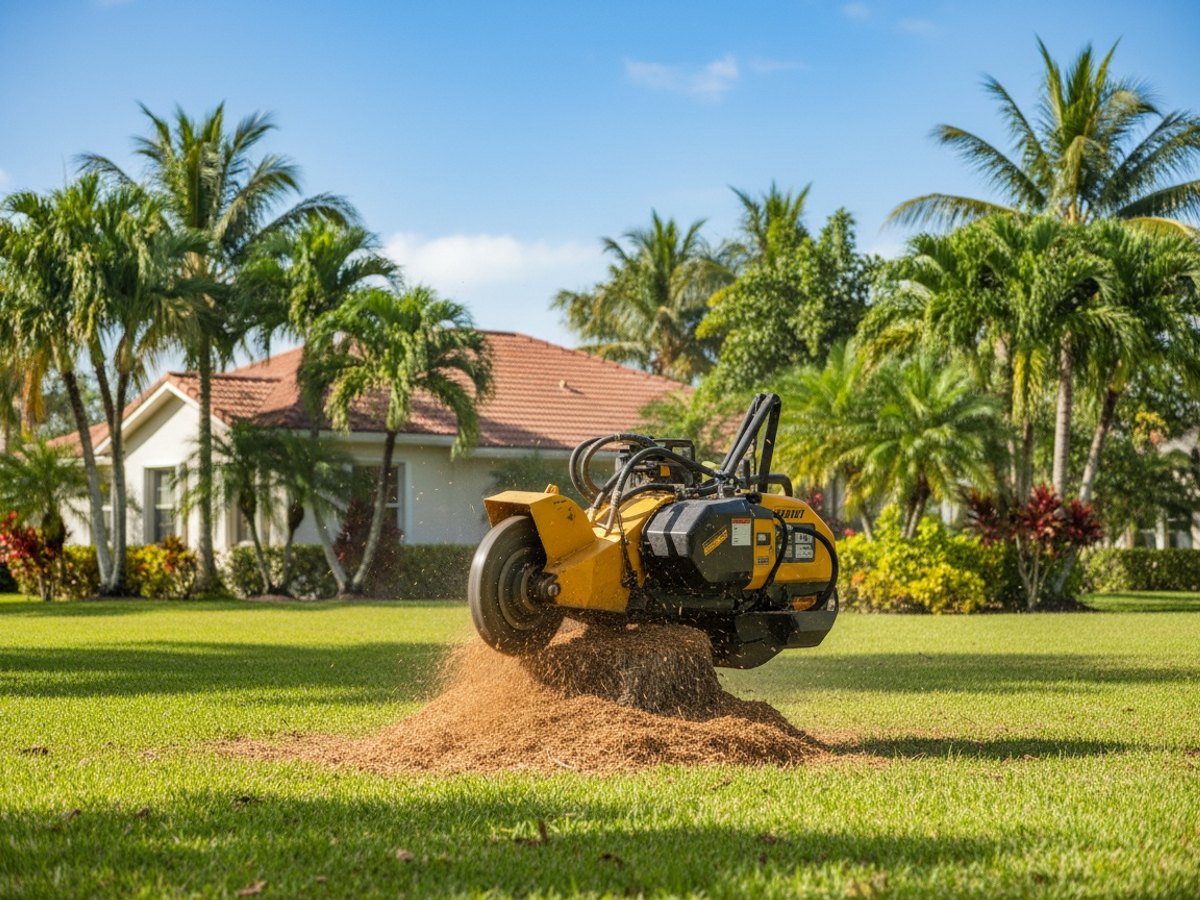 Stump grinding